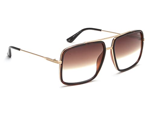 IDEE 100% UV Protected Sunglasses for Men | Size- Large | Shape- Square