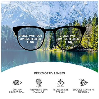 IDEE 100% UV Protected Sunglasses | Men | Square | Full Rim | Gradient Mirror | Polycarbonate Frame | Large |