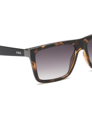 IDEE 100% UV Protected Sunglasses | Men | Square | Full Rim | Gradient Mirror | Polycarbonate Frame | Large |