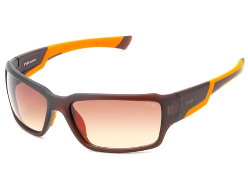 IRUS Men Pilot sunglasses 100% UV protection Brown Gradient Polycarbonate lens - Large Size