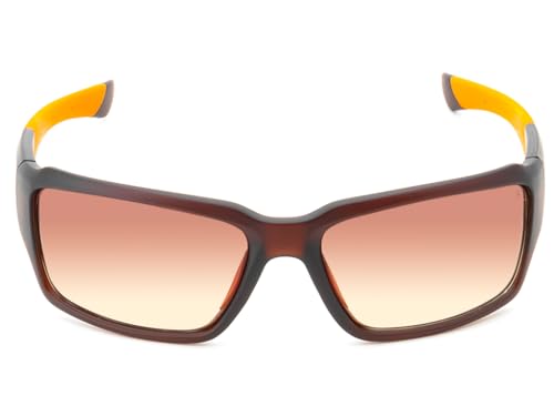IRUS Men Pilot sunglasses 100% UV protection Brown Gradient Polycarbonate lens - Large Size