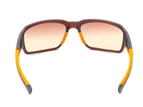 IRUS Men Pilot sunglasses 100% UV protection Brown Gradient Polycarbonate lens - Large Size