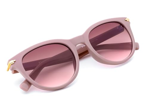IRUS Women Oval sunglasses | 100% UV protection | Small Size | Brown Gradient Polycarbonate lens