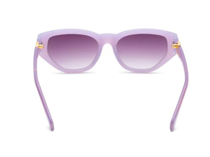 IRUS Women Oval sunglasses | 100% UV protection | Small Size | Grey Gradient Polycarbonate lens