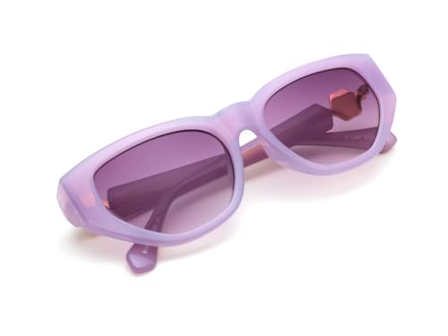 IRUS Women Oval sunglasses | 100% UV protection | Small Size | Grey Gradient Polycarbonate lens
