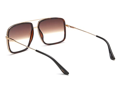 IDEE 100% UV Protected Sunglasses for Men | Size- Large | Shape- Square