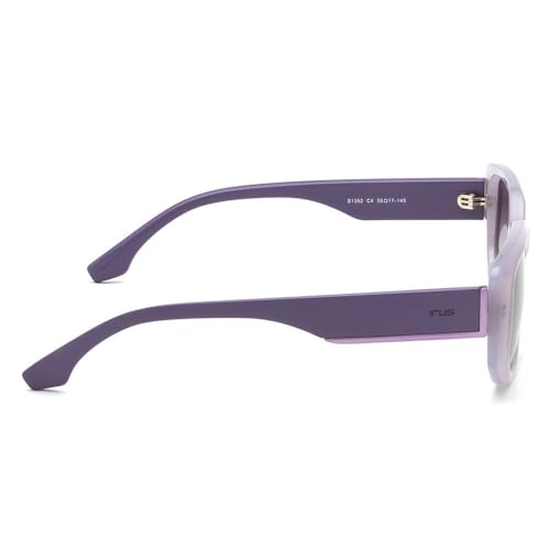 IRUS Gradient 100% UV protected sunglasses | Women | Full Rim | Pentagon | Large