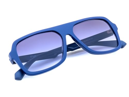 IRUS Men Square sunglasses | 100% UV protection | Medium Size | Blue Gradient Polycarbonate lens