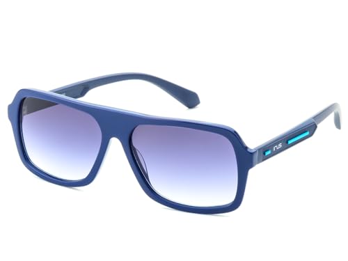 IRUS Men Square sunglasses | 100% UV protection | Medium Size | Blue Gradient Polycarbonate lens