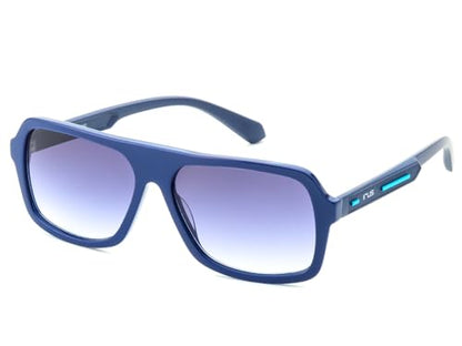 IRUS Men Square sunglasses | 100% UV protection | Medium Size | Blue Gradient Polycarbonate lens