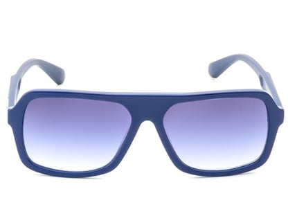 IRUS Men Square sunglasses | 100% UV protection | Medium Size | Blue Gradient Polycarbonate lens