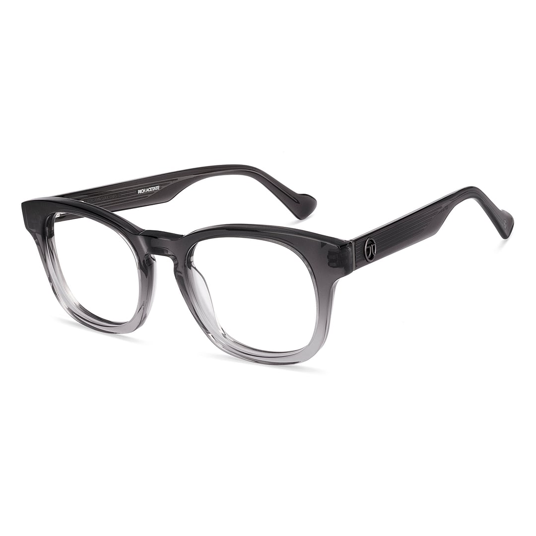 John Jacobs Gray Full Rim Square