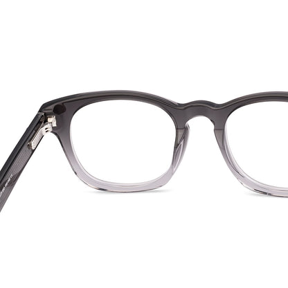 John Jacobs Gray Full Rim Square